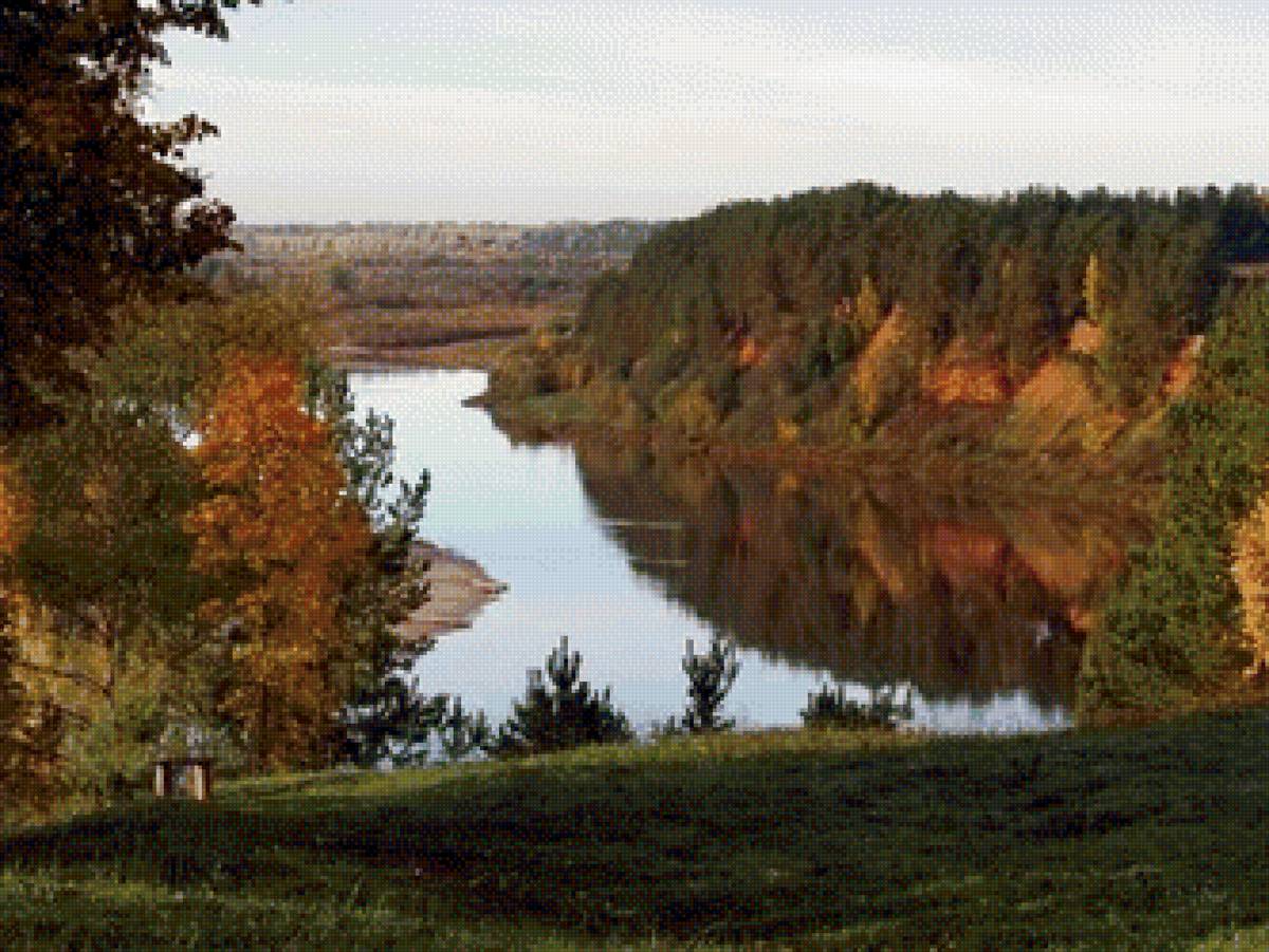 Река Ветлуга - осень, вода, природа - предпросмотр