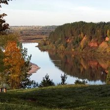 Схема вышивки «Река Ветлуга»