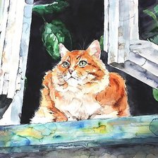 Схема вышивки «акварель»