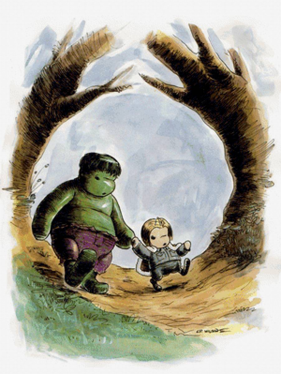 халк - мстители, герои, мультики, халк - предпросмотр