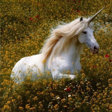 Схема вышивки «единорог»