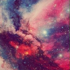 Схема вышивки «космос»