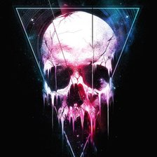 Схема вышивки «череп»