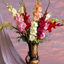 Схема вышивки «Гладиолусы»