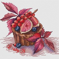 Схема вышивки «ПИРОЖЕНОЕ С ИНЖИРОМ»