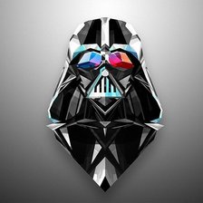 Схема вышивки «дарт вейдер»