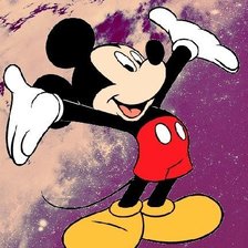 Схема вышивки «микки маус»