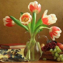 Схема вышивки «Тюльпаны»