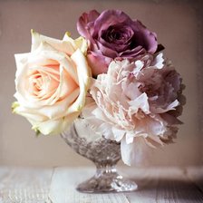 Схема вышивки «Vintage Photo Floral»