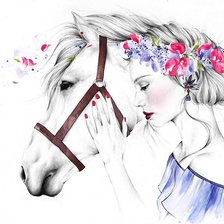 Схема вышивки «акварель»