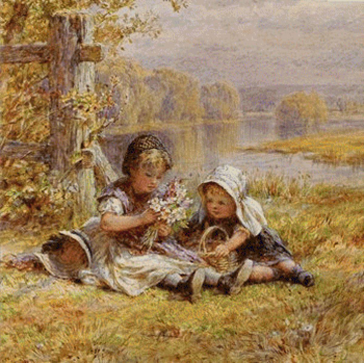 ДЕТИ - дети, картина, живопись - предпросмотр