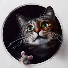 Схема вышивки «Том и Джерри»