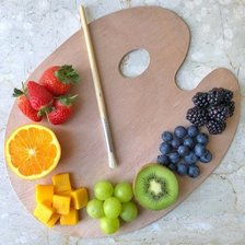 Схема вышивки «Фруктовые краски»