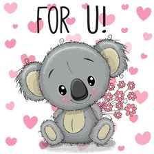 Схема вышивки «коала»