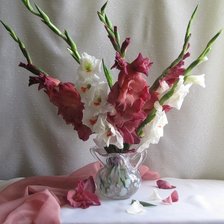 Схема вышивки «Гладиолусы»