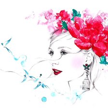 Схема вышивки «акварель»