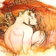 Схема вышивки «акварель»