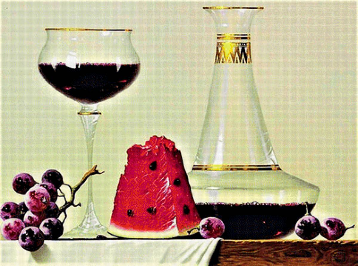 №1915499 - натюрморт, виноград - предпросмотр