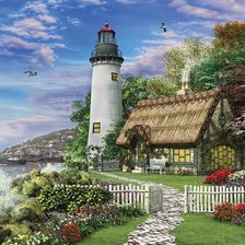 Схема вышивки «Маяк»