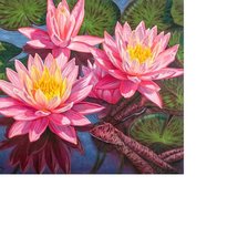 Схема вышивки «Лотос 2»