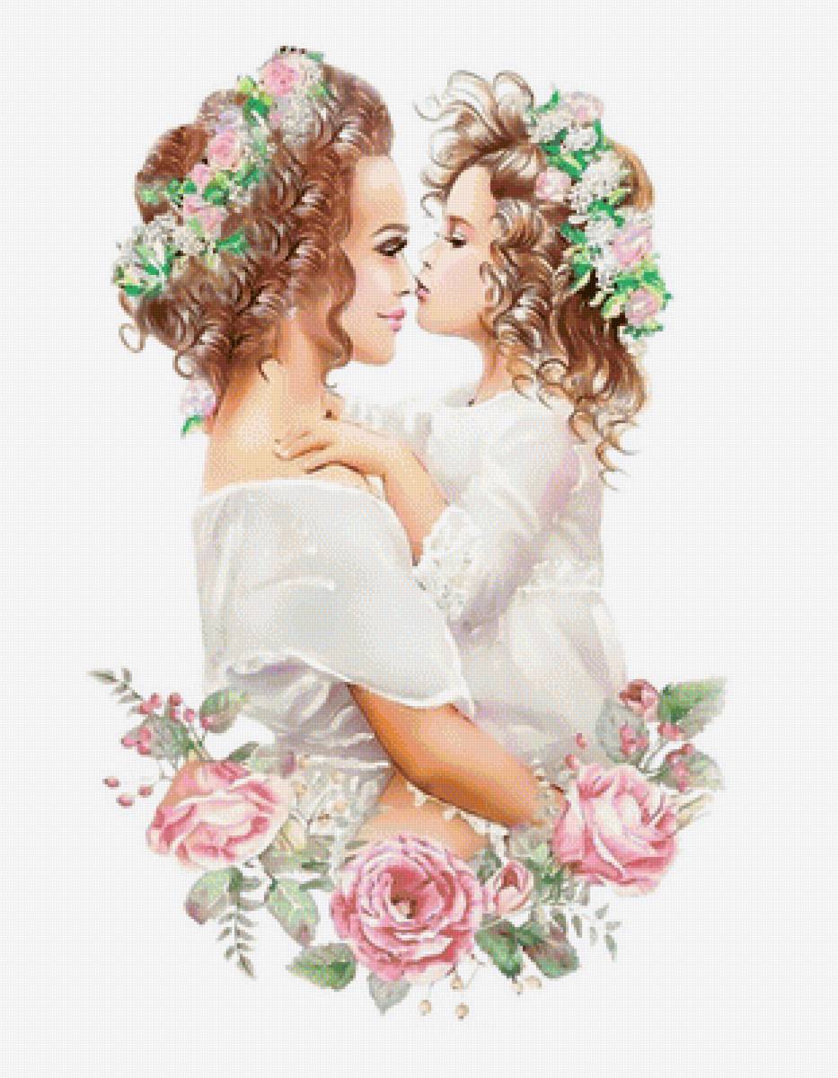 Мама и дочка - предпросмотр