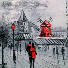 Схема вышивки «Мулен Руж»