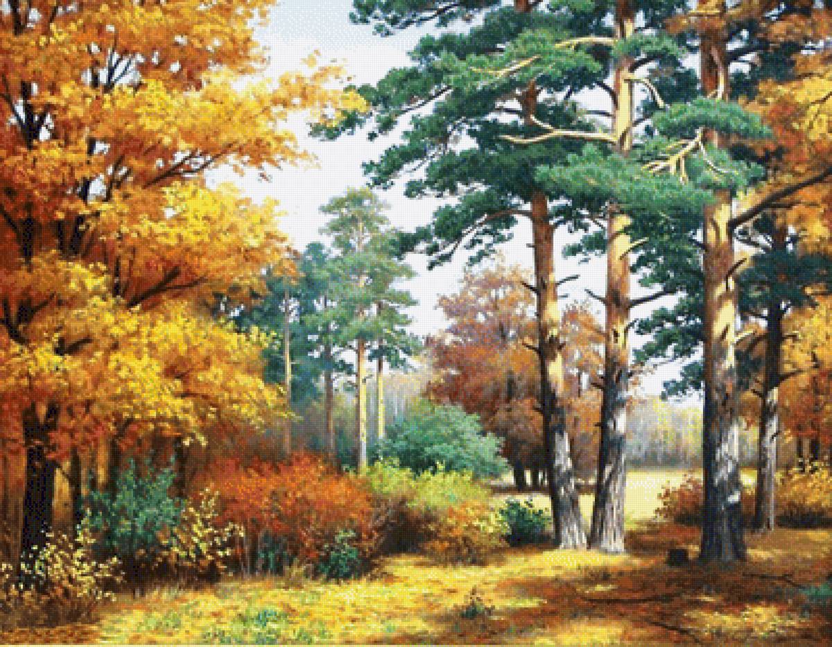 Autumn Trees. - landscapes. - предпросмотр