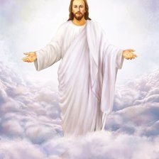 Схема вышивки «Иисус»