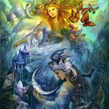 Схема вышивки «День и ночь»