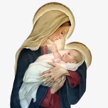 Схема вышивки «religion madonna»