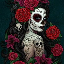 Схема вышивки «Horror Tattoo»