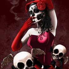 Схема вышивки «Horror friend»