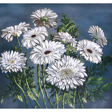 Схема вышивки «Серия "Герберы"»