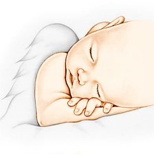 Схема вышивки «Baby angel color»