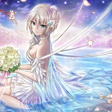 Схема вышивки «Anime girl»