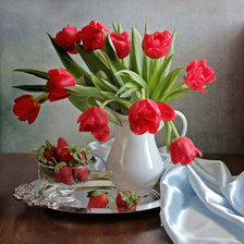 Схема вышивки «Тльпаны»