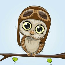 Схема вышивки «совенок»