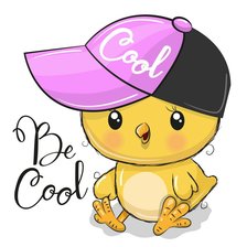 Схема вышивки «цыплёнок»