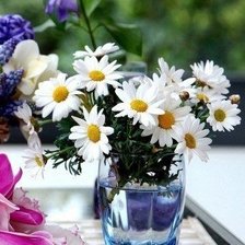 Схема вышивки «ромашки»