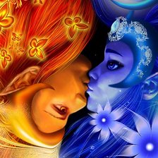 Схема вышивки «Лед и пламя»