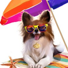 Схема вышивки «summer dog estate»