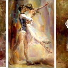 Схема вышивки «Балерина»