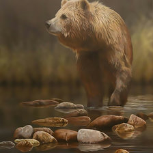 Схема вышивки «Мишка»