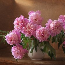 Схема вышивки «Пионы»