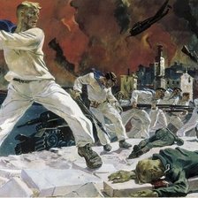 Схема вышивки «Оборона Севастополя»