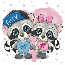 Схема вышивки «енотики»