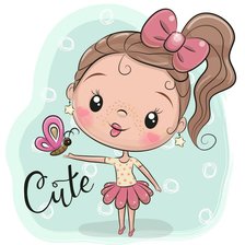 Схема вышивки «девочка»