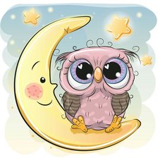 Схема вышивки «на луне»