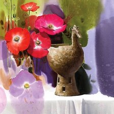 Схема вышивки «акварель»