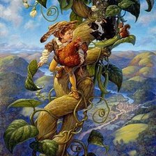 Схема вышивки «ДЖЕК И ВОЛШЕБНЫЕ БОБЫ»